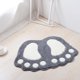 thumbnail image 1 of Alfombra antideslizante para baño, inodoro, lindos pies grandes, alfombras de baño, alfombra lanuda, felpudo absorbente, alfombra para el suelo, sala de estar, sofá, cojín, alfombra para pie, 1 of 5