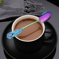 thumbnail image 3 of Tunhigl Christmas Stainless Steel Rose Spoon Fork - Elegant Coffee Stirring Spoons & Dessert Forks, Perfect Holiday Kitchen Accessories & Festive Tableware Decor, 3 of 5