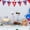C, variant on Miwamany 4th of July Glitter Star Picks Puffy Foam Floral Sparkly Sticks with Bowknot for American Independence Day Memorial Day Party Crafts Patriotic Decor
