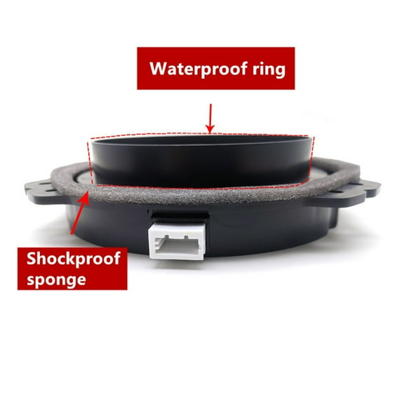 Acaigel 2Pcs Audio Modification 6.5 Inch Speaker Adapter Mount With Lossless Wire Harness For Hyundai Ix35 Kia K3K5