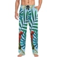 thumbnail image 4 of Tropical Palm Leaves Ghost Pajama Pants, Men's Lounge Pants Light with Drawstring and Pockets, Christmas New Year Birthday Father's Day Gifts, Medium, 4 of 7