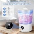thumbnail image 4 of OUMASK 1.5L Portable Top Load Washing Machine for Underwear, Rechargeable Mini Washer with 3 Wash Modes, White, 4 of 10