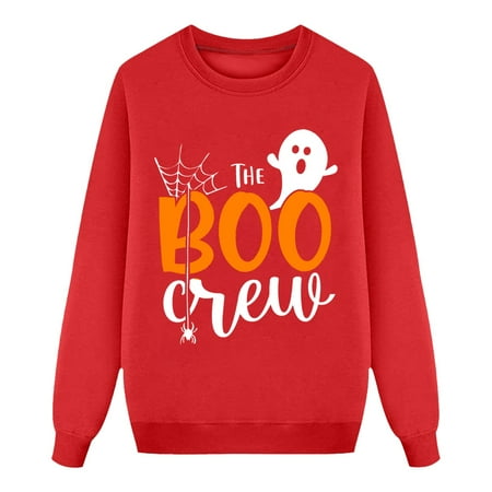 

Toddler Girl Outfits Dad Funny Halloween Prints Sweatshirts for Family Long Sleeve Xmas Cute Pullover for Kids Mama Dad Matching Outfit for Festival Party