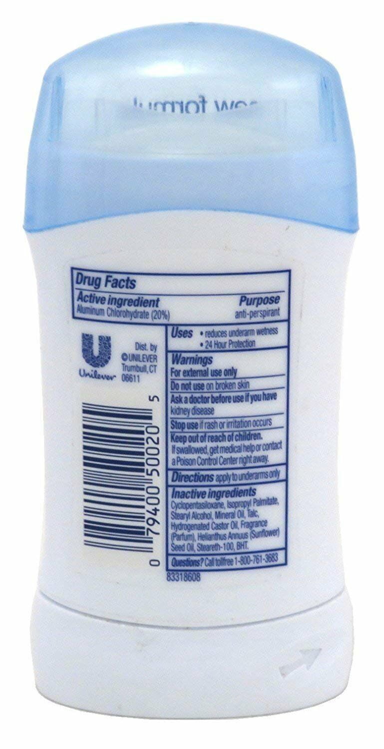 Dove Invisible Solids Women's Anti-Perspirant Deodorant Powder Scent, 1.6oz, 6-Pack