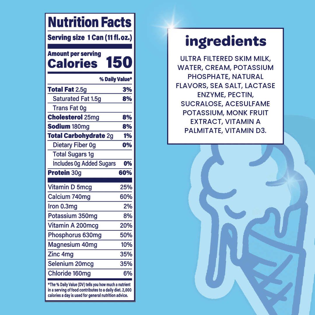 Nurri Ultra-Filtered Milkshake, 30g of Protein, Vanilla, 11 fl oz Can