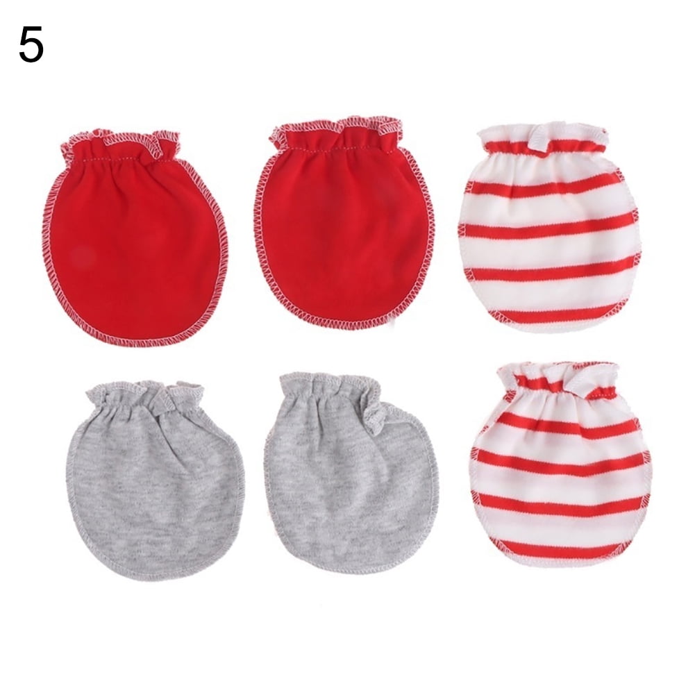 Cotton Baby Warm Gloves Mittens Anti Scratch Breathable For Infant Newborn CB 