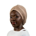 thumbnail image 2 of Trendy Turban with rope detailing| Versatile headpiece 13 solid colors to choose from | Chic head wear | Comfortable turban | Amina Turban, 2 of 4