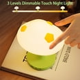 thumbnail image 2 of Squishy Night Light for Kids Lamp,10 Colors Cute Panda Lamp,Dimmable Baby Night Lights for Nursery,Silicone Rechargeable Nightlight for Kids Room,Girls Bedroom Decor Cat Decor,Kawaii Gifts for Girl, 2 of 7