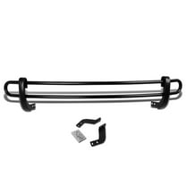 DNA Motoring RBG-001-BK For 2011 to 2016 Toyota Sienna XL30 Stainless Steel Double Bar Rear Bumper Protector Guard (Black) 12 13 14 15