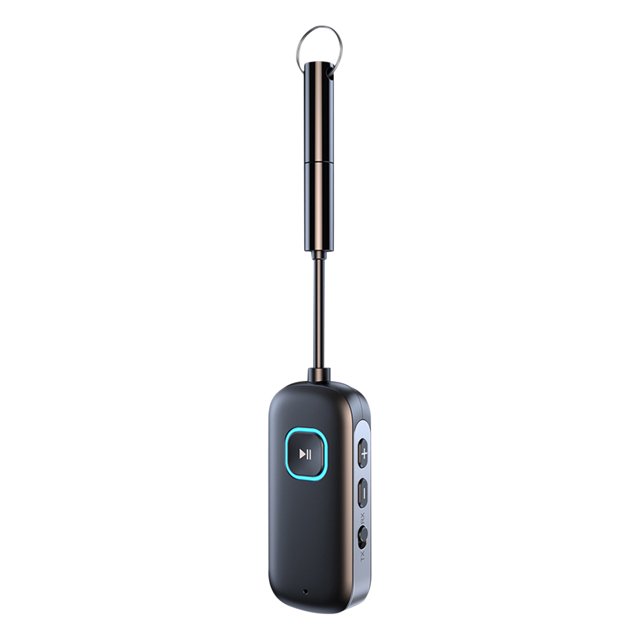 Likrtyny Transmisor Receptor APTX 2 en 1 3 5 Mm Auxiliar Compatible Con 5.3 Baja Latencia
