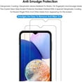thumbnail image 4 of VIESUP 2PACK Screen Protector Compatible with Samsung Galaxy A14 5G 2022 6.6" HD Clear Tempered Glass - 9H Hardness Case Friendly Anti-Scratch Screen Protector Protective Tempered, 4 of 6
