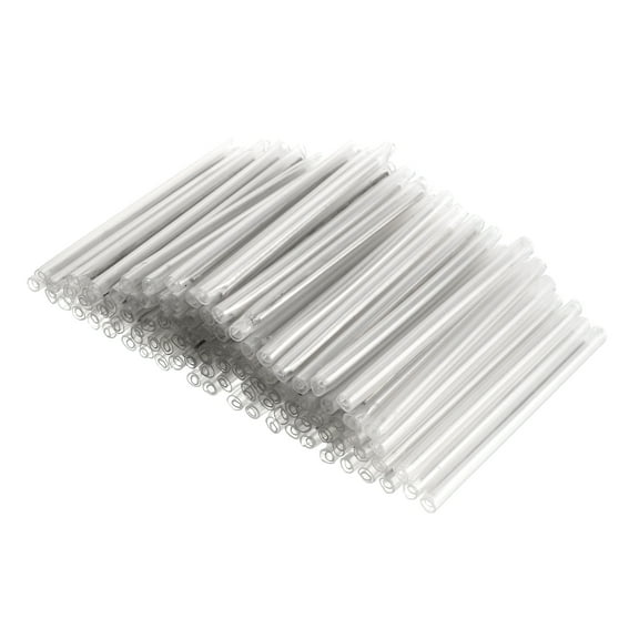 58mm 3.6mmOD Fiber Optic Fusion Tube Protector Sleeve Clear Heat Shrinkable Tubing- 300pcs
