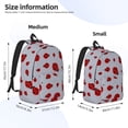 thumbnail image 2 of Disketp Ladybug Mochila de Lona Estampada, Mochila Escolar de Viaje Ligera para Estudiantes y Portátil-Small, 2 of 5