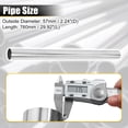 thumbnail image 3 of Unique Bargains 2pcs Straight 2.25" OD 30" Length DIY Custom Mandrel Exhaust Pipe 2.25 Inch Tube Pipe, 3 of 8