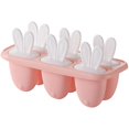 thumbnail image 1 of Moldes para helados Moldes para paletas, 6 moldes para helados sin Bpa, pequeños moldes para helados de alimentos frescos, moldes para helados caseros, juego de moldes para paletas, 1 of 4