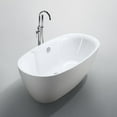 thumbnail image 3 of Bellaterra Home BA6833 67 in. Pavia Freestanding Bathtub, Glossy White, 3 of 5
