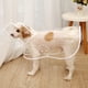 thumbnail image 3 of Chubasquero para perros, impermeable, transparente, ropa de exterior para mascotas, para perros pequeños, medianos, bulldog francés, cachorros, gatos, trajes de macotas, 3 of 5