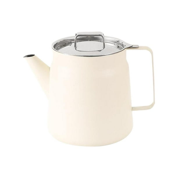 EZLIFE Recipiente de acero inoxidable para almacenar aceite y ghee, recipiente para grasa con pico C5B8