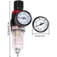 thumbnail image 5 of Regulator air filter, compressor water separator, filter water oil separator, compressor filter water oil, apply to filter moisture, protect air tools, pneumatic devices, 5 of 5
