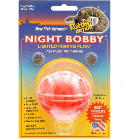 Night Bobby Lighted Fishing Float, 2 1/4