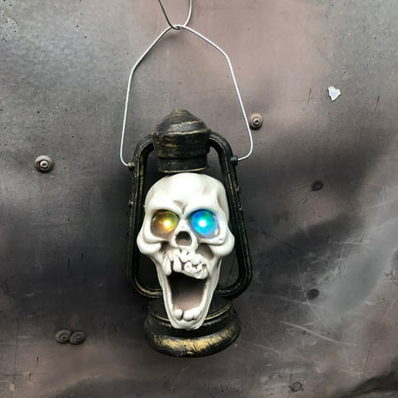 

2 Packs Halloween Clearance 2024!Desktop Ornament Halloween Lamp Hanging LED Statue Light Battery Operated Eyes Flashing Night Light Plastic Skeleton Prop House Party Ornament Dec by queshizhe