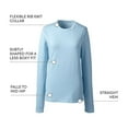 thumbnail image 4 of Lands' End Essentials Women's Long-Sleeve Soft Cotton T-Shirt - Tailored Feminine Fit, 4 of 5