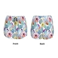 thumbnail image 5 of Lsque Cactus Printed Women's Running Shorts with Liner Pockets,Elastic Quick Dry Workout Athletic Gym Yoga Shorts,Womens High Waist Shorts-Small, 5 of 9