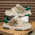 thumbnail image 6 of Men's Retro Forest Oil Painting Flat-soled Skate Shoes, Trendy Street-style Versatile Daily Wear Hiking Casual Sports Shoes., 6 of 9