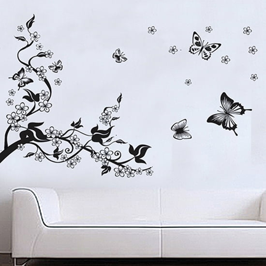 Butterfly And Flower Wall Decor