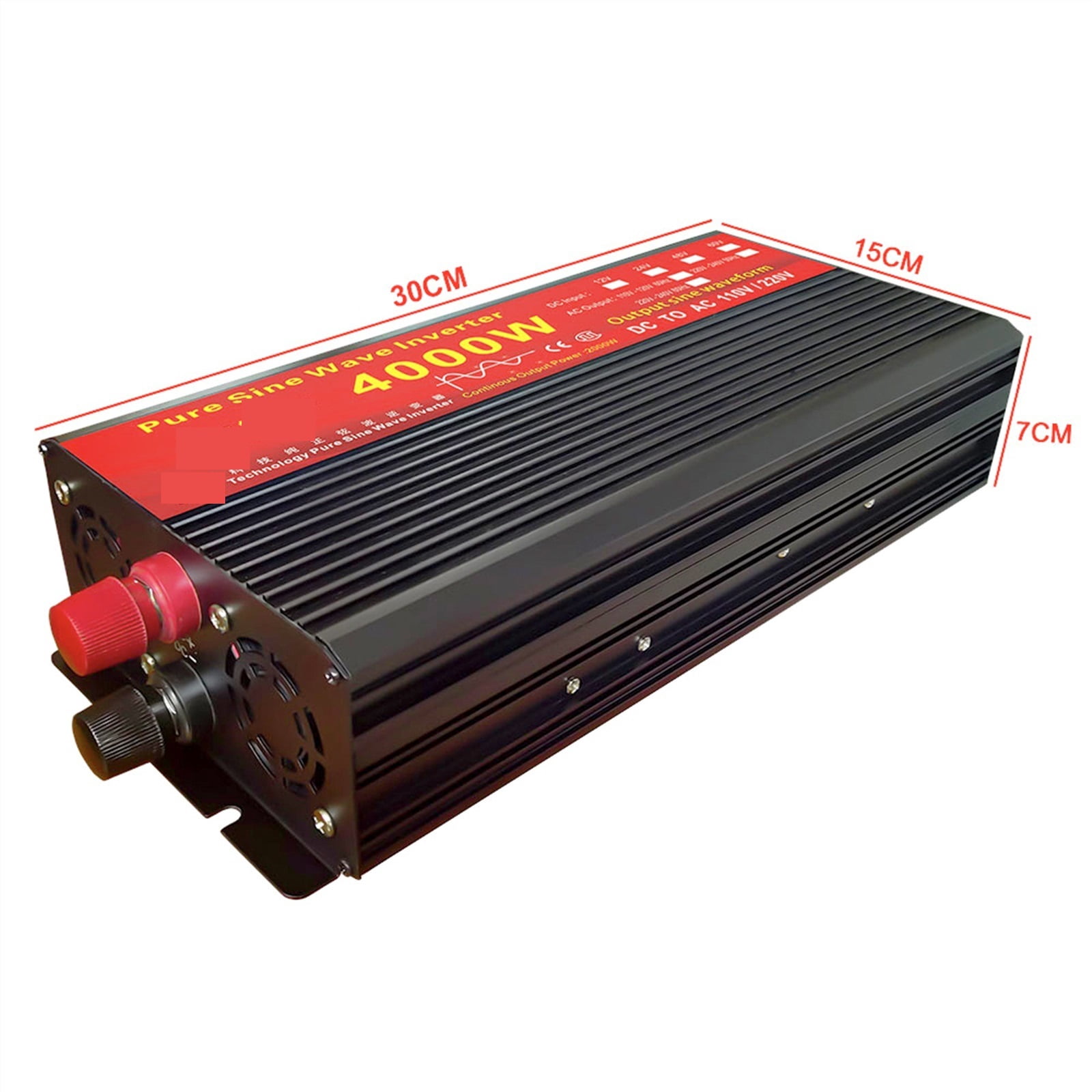 Pure Sine Wave Inverter DC 12v/24v To AC 110V/220V 2000W 3000W 4000W 5000W Voltage Transformer Power Converter Solar Inverter ,Comprehensive Security Protection