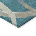 thumbnail image 4 of Addison Rugs Chantille Indoor/Outdoor Transitional Circles Teal Washable Runner Rug, 2'3" x 7'6", 4 of 6
