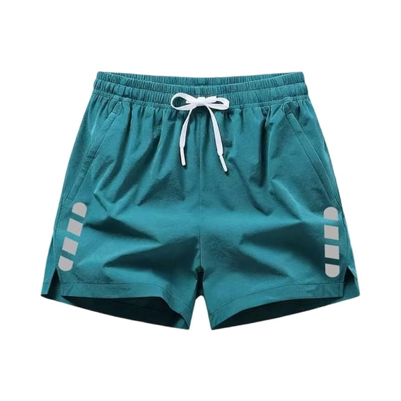 hlysgo Mens Running Short Lightweight Quick Dry Shorts Gym Workout Sports Basketball Tennis Training Shorts with Pockets Sky Blue,L