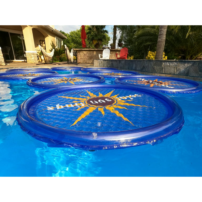 Solar Sun Rings UV Resistant Pool & Spa Heater Circular Solar Cover (9 Pack)