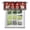 Black, variant on Chefs Window Valance for Kitchen, Food Coffee Cookies Steak Red Black Plaid Rod Pocket Short Curtains for Small Windows, Light Filtering Decorative Valances, 42 x 12 Inches
