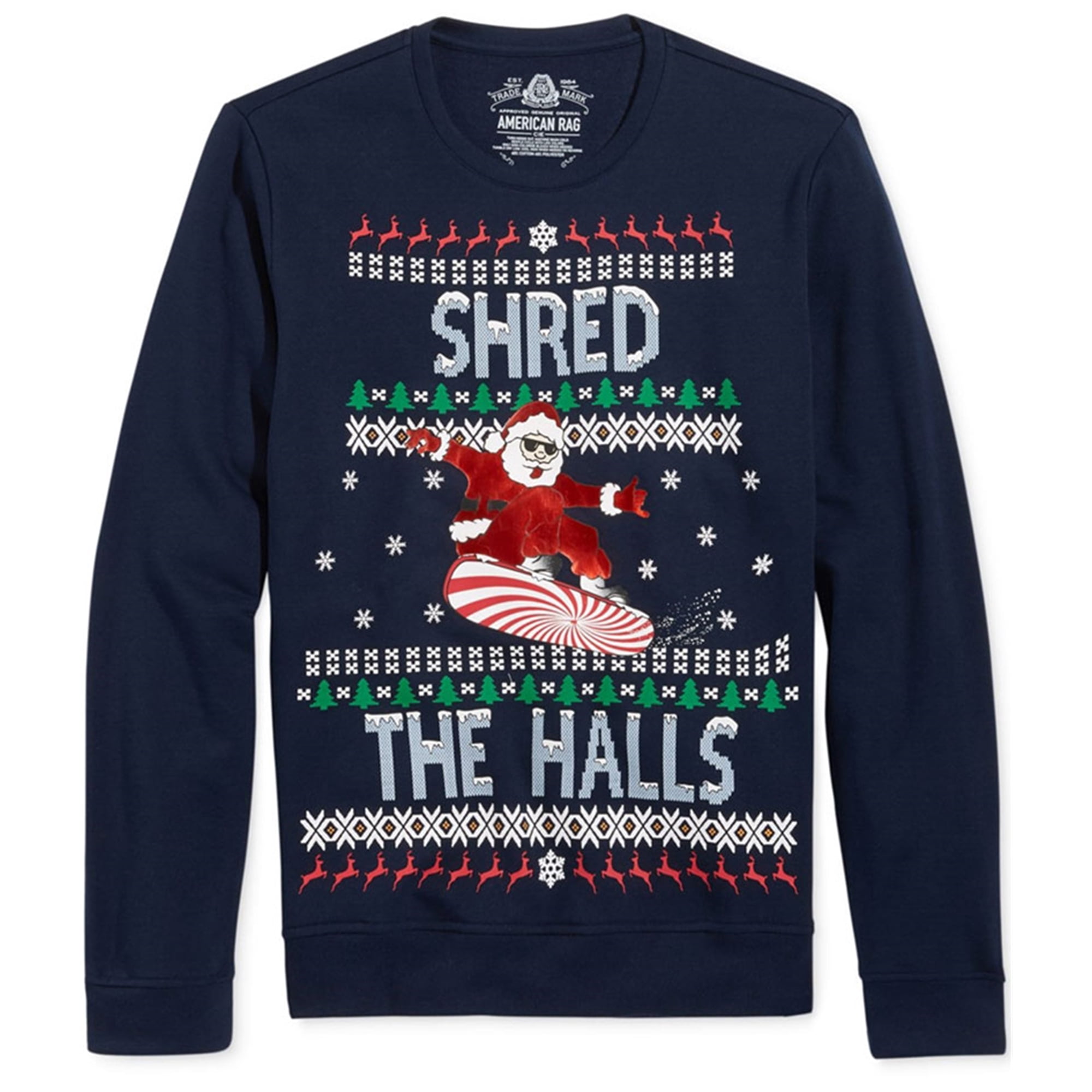 American Rag Mens Shred The Halls 