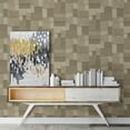 thumbnail image 2 of Decorline Duchamp Gold Patchwork Metallic Wallpaper, 2 of 3