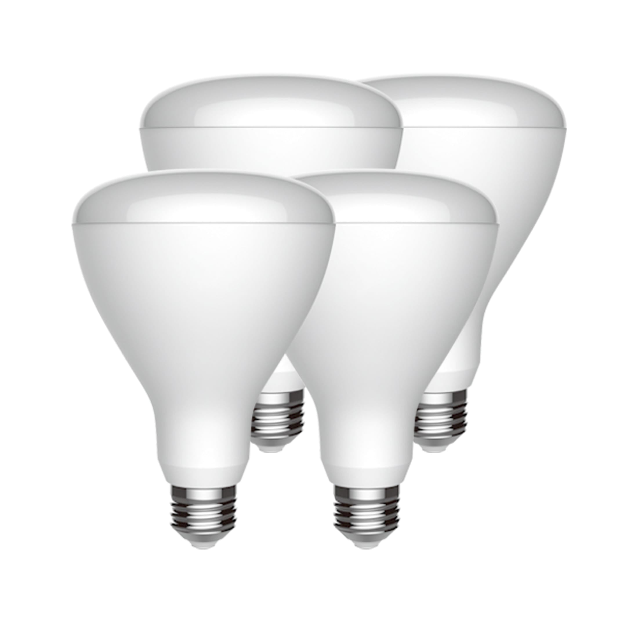 GE Incandescent Heat Lamp, 250 Watt Replacement, Red, BR40 Floodlight Bulb (4 Pack)