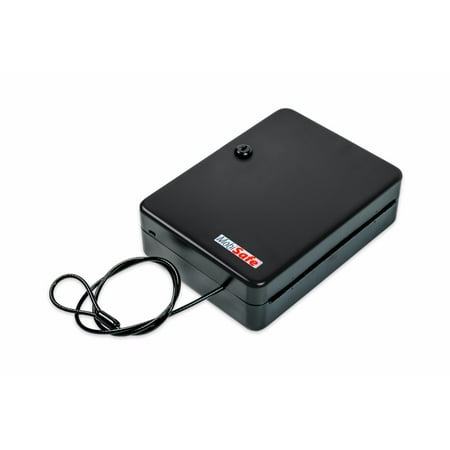 MobiSafe SL-8500-KB Portable Car Gun Safe With Black Disc Tumbler Cam Lock