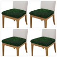 thumbnail image 2 of Cauagu Green Sparkling for Dining Chair Seat Covers,Slipcovers Kitchen Chair Covers Upholstered Chair Seat Cushion Cover Chair Seat Protector-Four Pieces, 2 of 7