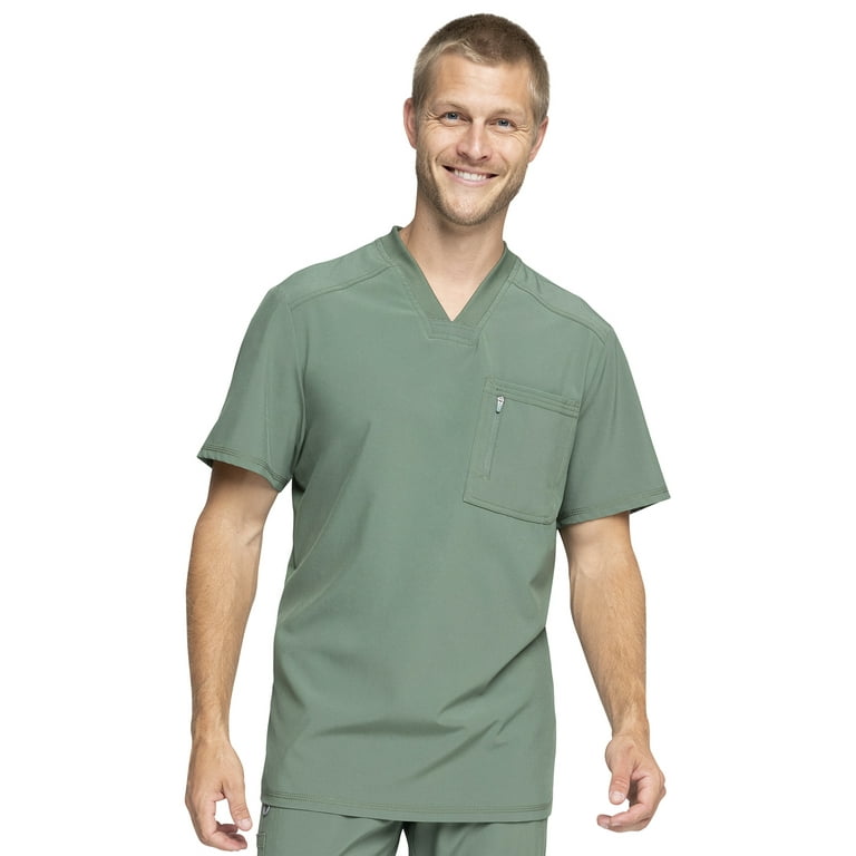 Cherokee Infinity Men Scrub Top