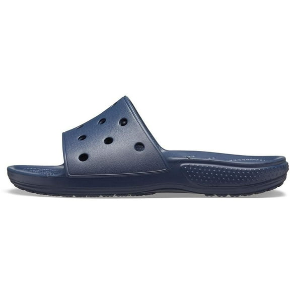 Crocs Unisex Classic Slide Sandals Navy 12 Men/14 Women