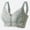 Light Green, variant on Women's Comfort Front Zip Wireless Bra - Soft Lifting Shaping Adjustable Support Bra for Daily & Fitness Grey 40