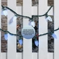 thumbnail image 2 of Holiday Time 70-Count LED Diamond-Cut C9 String Christmas Lights, Blue to Cool White, 2 of 4