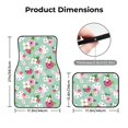 thumbnail image 3 of Balery Bunny And Rose Pattern 4-Piece Floor Mats, Heavy-Duty Rubber Liners, Anti-Slip Design, All-Season Automotive Protection, Vehicles, Cars, Trucks, and SUVs, 3 of 5
