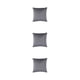 thumbnail image 2 of Funda de cojín de asiento Injueey Funda de almohada con cremallera Gris oscuro 45x45cm, 2 of 6