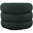 thumbnail image 3 of Meridian Furniture Roxbury Green Boucle Fabric Swivel Accent Chair, 3 of 39