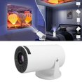 thumbnail image 3 of Projector 270 Degree Adjustable Projector for  11.0 Outdoor Portable Movie Projector 1024x600 Auto Keystone Home Projector for Phone TV Stick Laptop, 3 of 7