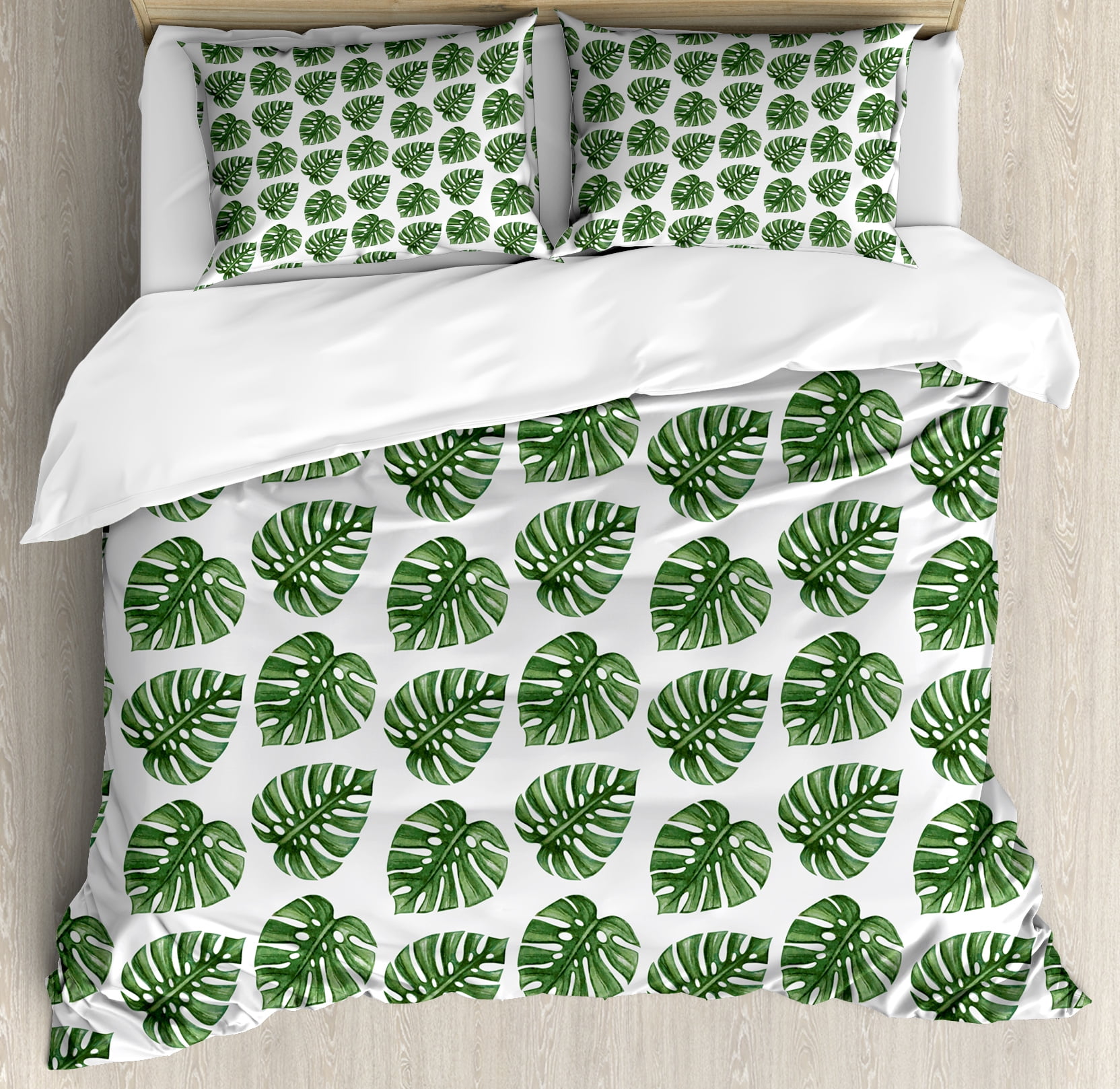 Duvet Covers Green Leaf Frog Shadow Comforter Cover Set Duvet