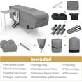 thumbnail image 2 of XGear 5th Wheel Cover RV Cover Easy Setup W Tire Covers Fits 26'-29', Grey, 2 of 7