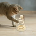 thumbnail image 6 of CQCYD under $5 Interactive Cat Toy, Spring Spiral Toy with Feathers Scratch Board Pet Toys, Indoor Portable Toy for All Breed Sizes, 6 of 6